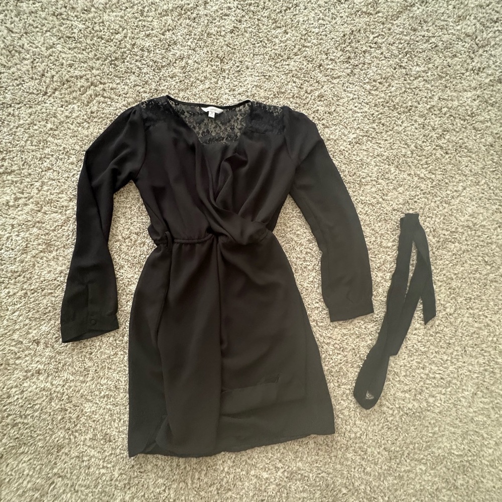 Charlie Black Long Sleeve Dress